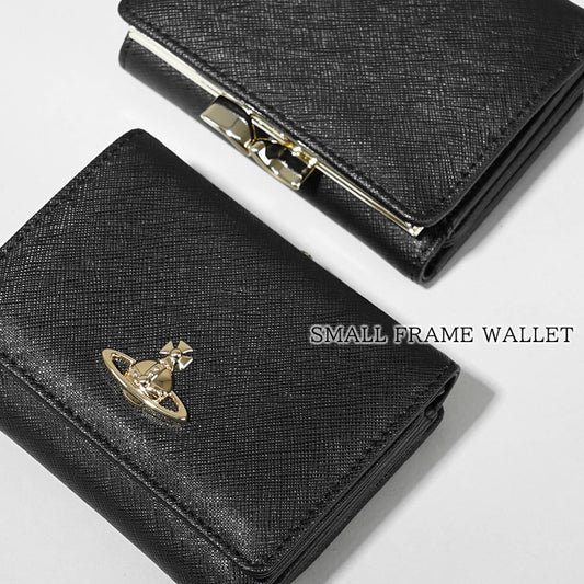 Vivienne Westwood レディース メンズ 3つ折り財布 SMALL FRAME WALLET 5115002MW L001N BLACK ブラック N402