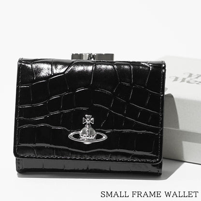 Vivienne Westwood レディース メンズ 3つ折り財布 SMALL FRAME WALLET 5115002MW L0098 BLACK ブラック N401