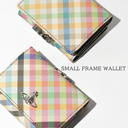 Vivienne Westwood レディース 3つ折り財布 SMALL FRAME WALLET 5115002MW S001S HEATHER PLAID マルチ O315