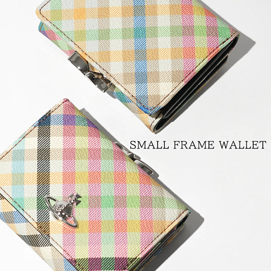 Vivienne Westwood レディース 3つ折り財布 SMALL FRAME WALLET 5115002MW S001S HEATHER PLAID マルチ O315