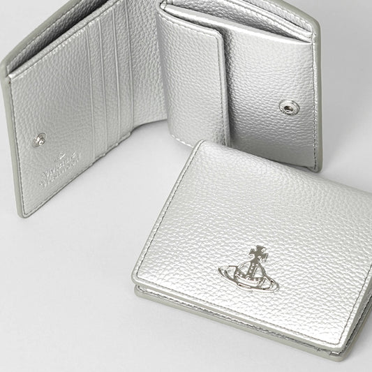 Vivienne Westwood レディース メンズ 2つ折り財布 51150031W S000D SILVER シルバー Q401