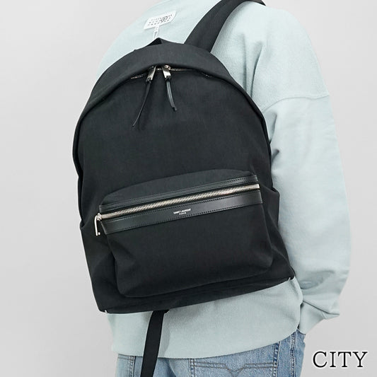 SAINT LAURENT メンズ レディース バックパック CITY 534967 FAEBS NOIR ブラック 1000