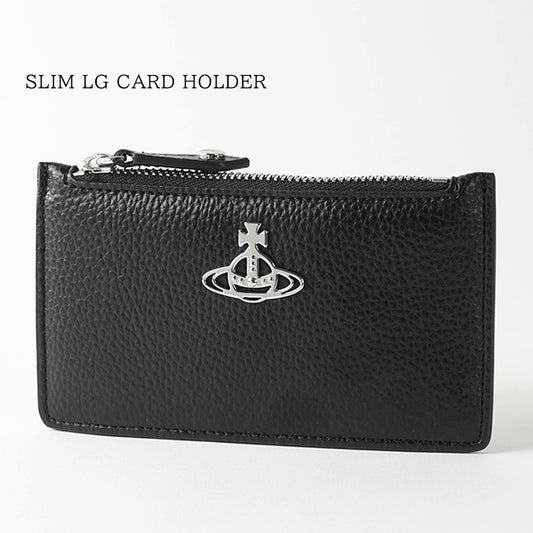 Vivienne Westwood レディース メンズ コイン＆カードケース SLIM LG CARD HOLDER 54020005W S000D BLACK ブラック N403