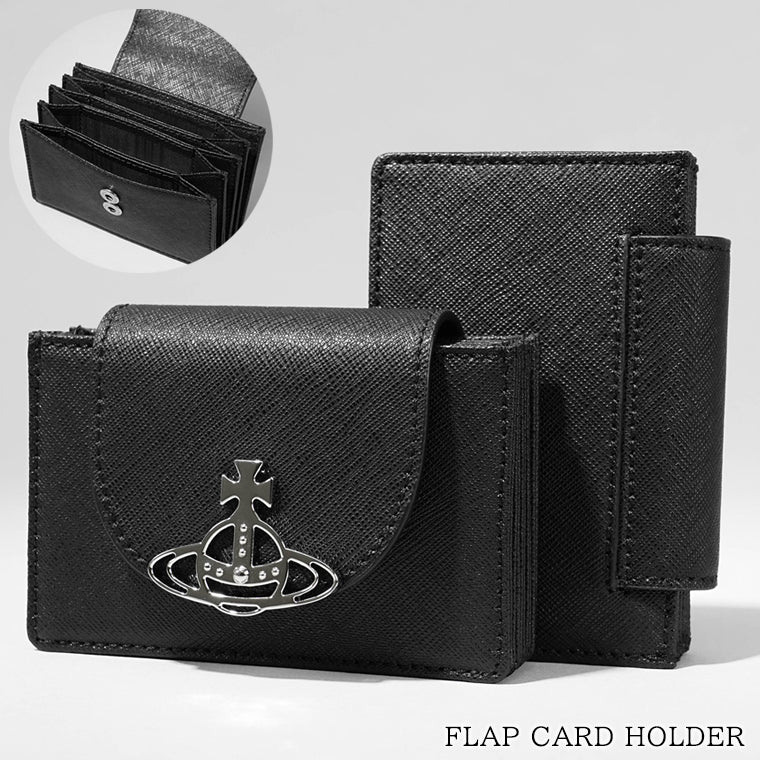 Vivienne Westwood レディース メンズ カードケース FLAP CARD HOLDER 5402000BW L001N BLACK ブラック N401