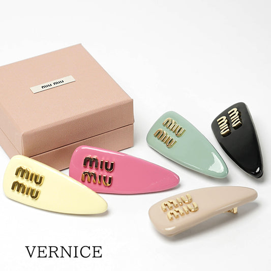 MIU MIU レディース ヘアクリップ VERNICE 5IF092 069 5カラー