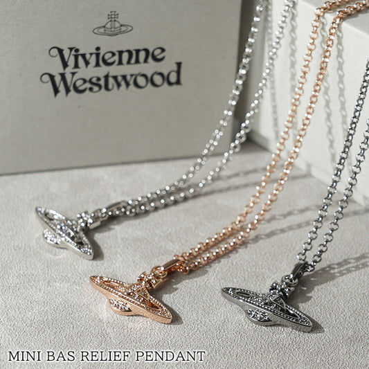 Vivienne Westwood レディース メンズ ネックレス MINI BAS RELIEF PENDANT 63020086 3カラー