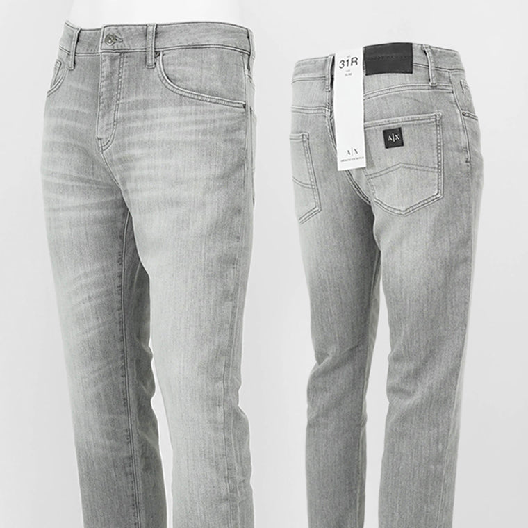 ARMANI EXCHANGE メンズ ジーンズ 6DZJ13 Z3TTZ GREY DENIM ウォッシュグレー 0903