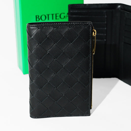 BOTTEGA VENETA レディース 2つ折り財布 749940 VCPP2 BLACK ブラック 8425