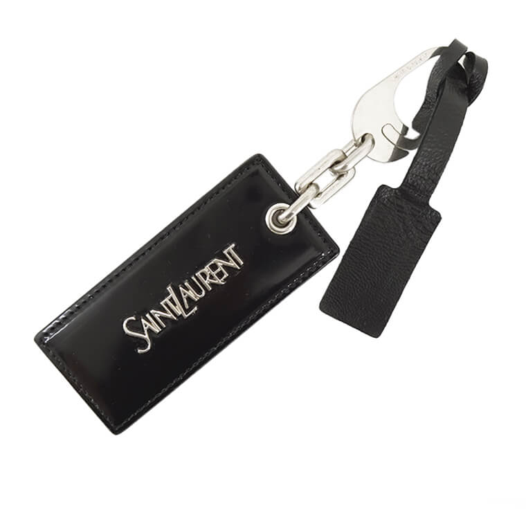SAINT LAURENT メンズ レディース キーリング サンローラン パリ キーリング 757106 AAB8O NOIR 1000
