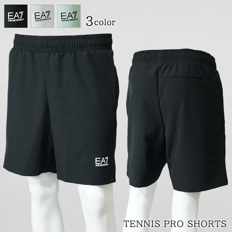 【SUMMER FINAL SALE】 EMPORIO ARMANI EA7 メンズ ショートパンツ TENNIS PRO SHORTS 7M000169 AF14581 3カラー