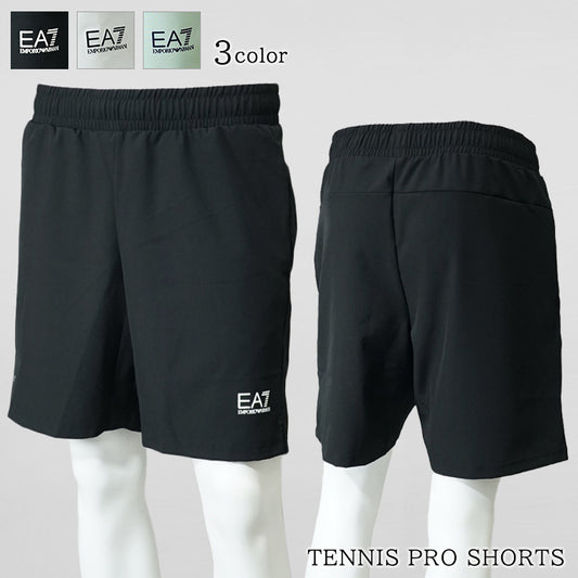 【SUMMER FINAL SALE】 EMPORIO ARMANI EA7 メンズ ショートパンツ TENNIS PRO SHORTS 7M000169 AF14581 3カラー