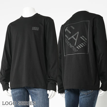 EMPORIO ARMANI EA7 メンズ 長袖Tシャツ LOGO SERIES 7M001488 AF17789 BLACK ブラック UC001