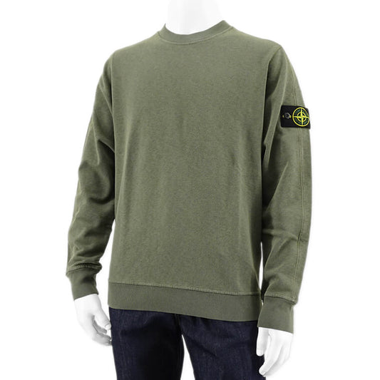 STONE ISLAND メンズ スウェットシャツ 801566060 ムスクグリーン V0159