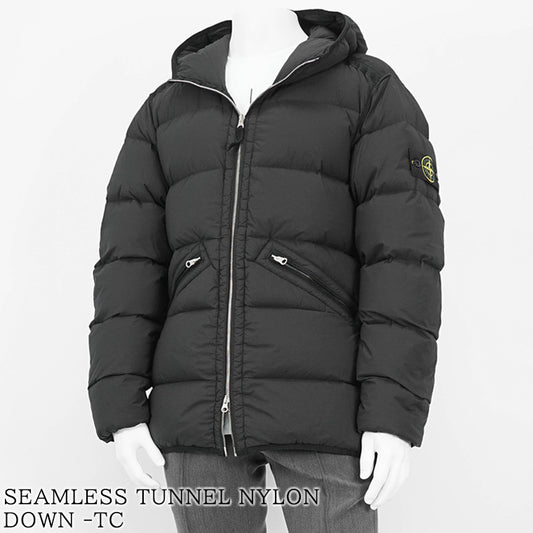 STONE ISLAND メンズ ダウンジャケット SEAMLESS TUNNEL NYLON DOWN TC 811543128 ブラック V0029