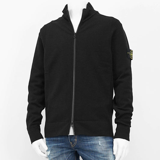 STONE ISLAND メンズ カーディガン 8115503A1 ブラック V0029