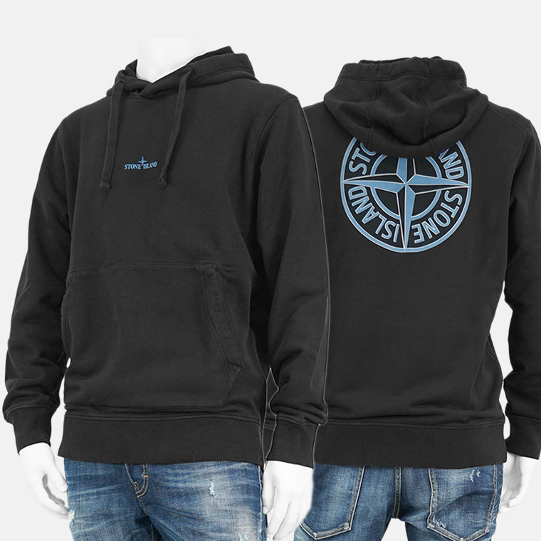 STONE ISLAND メンズ パーカー 811566283 ブラック V0029