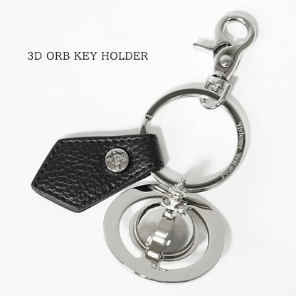 Vivienne Westwood レディース メンズ キーリング 3D ORB KEY HOLDER 8203011LU OM0014 BLACK ブラック シルバー N403