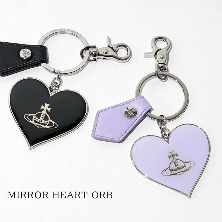 Vivienne Westwood レディース メンズ キーリング MIRROR HEART ORB 8203011WU OM0014 2カラー