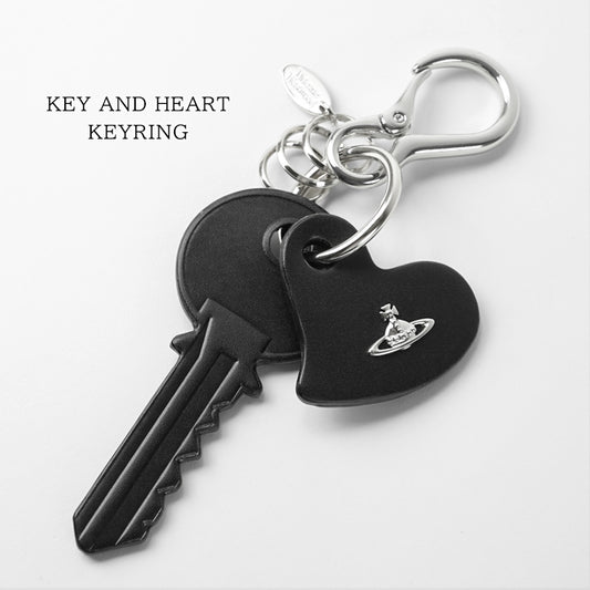Vivienne Westwood レディース メンズ キーリング KEY AND HEART KEYRING 8203012HU L00AT BLACK ブラック N401