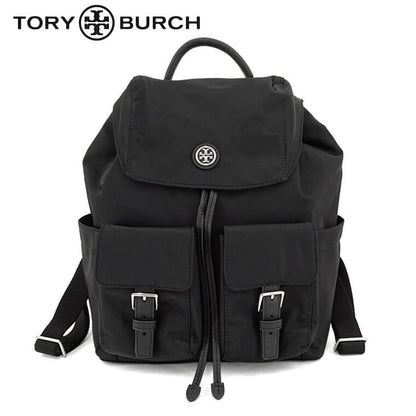 TORY BURCH レディース バックパック VIRGINIA FLAP BACKPACK 85061 BLACK 001