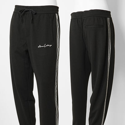 ARMANI EXCHANGE メンズ スウェットパンツ 8NZPSG Z9N1Z BLACK ブラック 1200