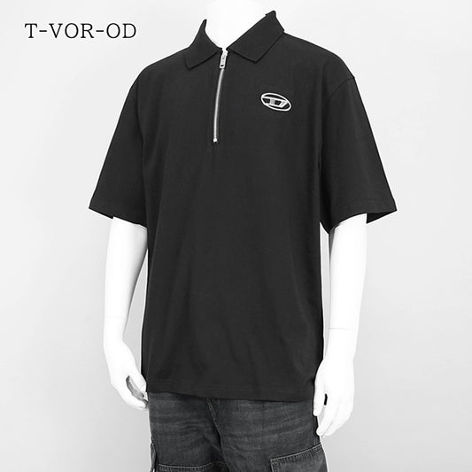 【SUMMER FINAL SALE】 DIESEL メンズ ポロシャツ T VOR OD A11251 0CLBR ブラック 9XX