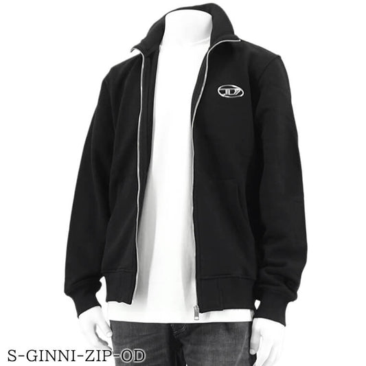 DIESEL メンズ トラックジャケット S GINNI ZIP OD A11439 0IAJH ブラック 9XX