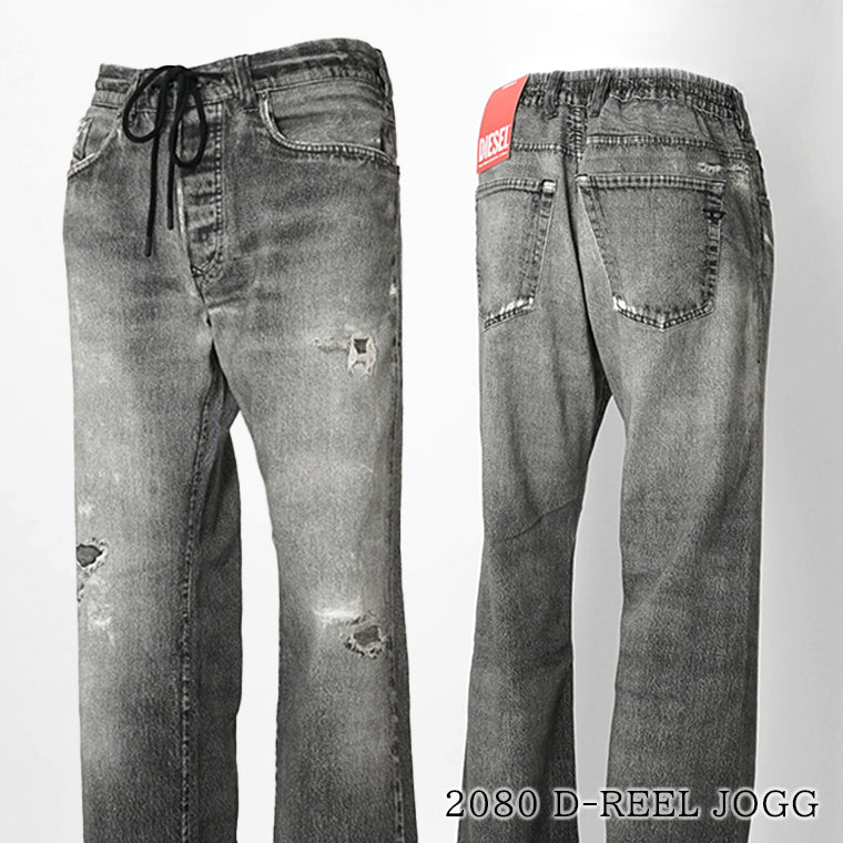 DIESEL メンズ JOGG ジーンズ 2080 D REEL JOGG A17867 068US ウォッシュブラック 02