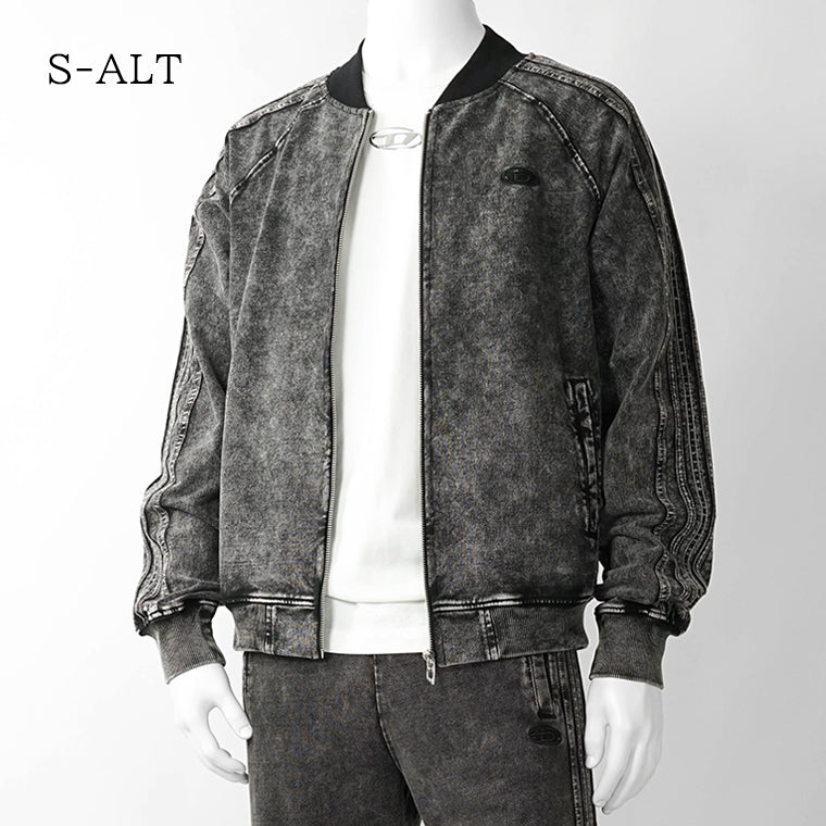 DIESEL メンズ トラックジャケット S ALT A19938 0DCCJ ウォッシュブラック 02A