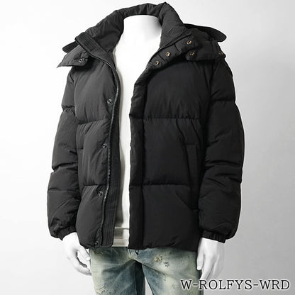 DIESEL メンズ ダウンジャケット W ROLFYS WRD A21764 0AEAI ブラック 9XX