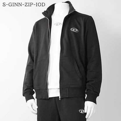 DIESEL メンズ トラックジャケット S GINN ZIP IOD A21873 0BKBW ブラック 900