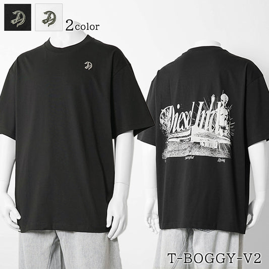 【2026SS SUMMER SALE】DIESEL メンズ Tシャツ T BOGGY V2 A22481 0PLAT 2カラー