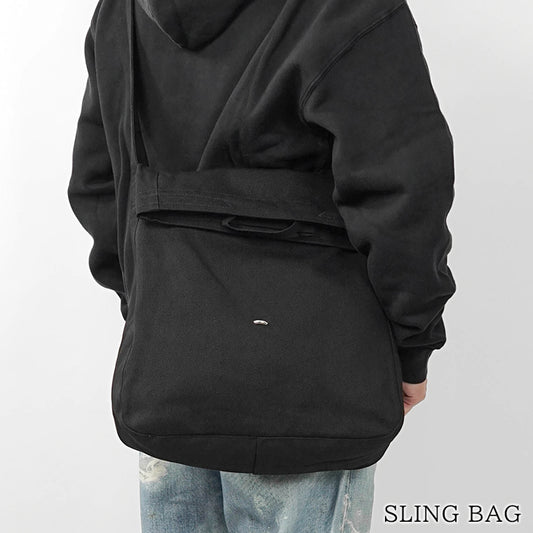 OUR LEGACY メンズ レディース ショルダーバッグ SLING BAG A4218SBD ブラック WASHED BLACK DENIM