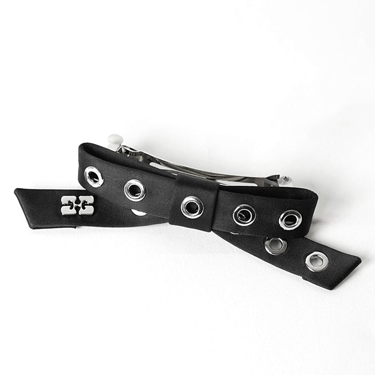 GANNI レディース バレッタ A6469 BLACK ブラック 099