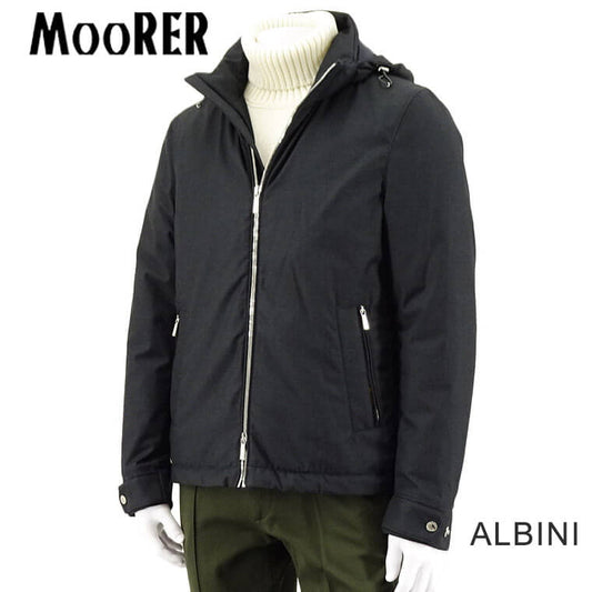 MooRER メンズ ダウンジャケット ALBINI PUM ダークグレー DARK GREY