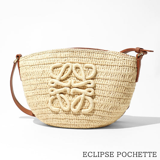 【SUMMER FINAL SALE】 LOEWE レディース バッグ ECLIPSE POCHETTE ANNGNN0X01 NATURAL TAN ナチュラル タン 2435