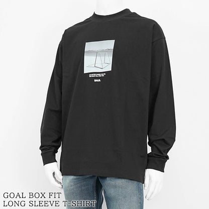 BALR. メンズ 長袖Tシャツ GOAL BOX FIT LONG SLEEVE T SHIRT B1111 1061 ブラック JET BLACK