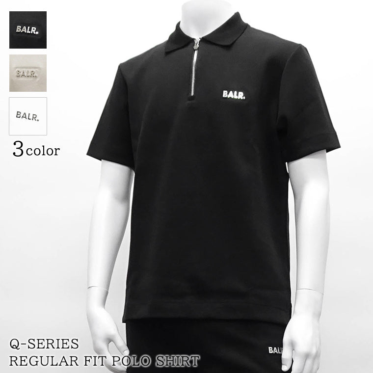 【SUMMER FINAL SALE】 BALR. メンズ ポロシャツ Q SERIES REGULAR FIT POLO SHIRT B1122 1033 3カラー
