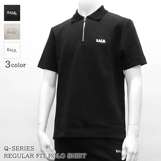 【SUMMER FINAL SALE】 BALR. メンズ ポロシャツ Q SERIES REGULAR FIT POLO SHIRT B1122 1033 3カラー