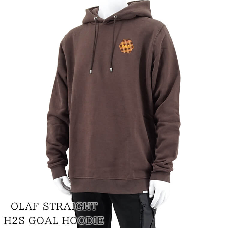 BALR. メンズ パーカー OLAF STRAIGHT H2S GOAL HOODIE B1261 1109 ブラウン JAVA