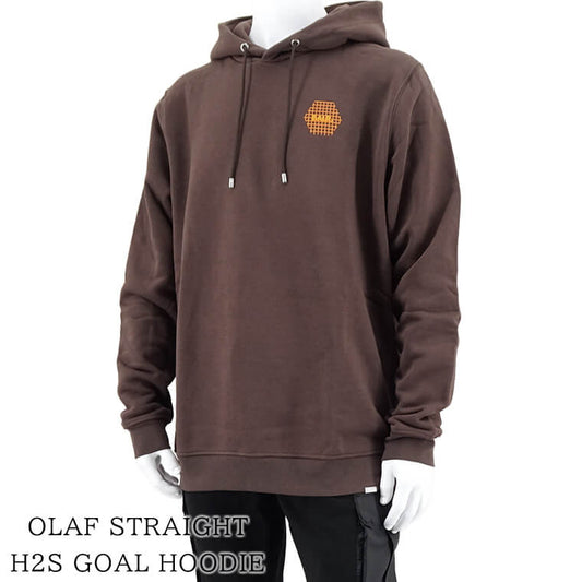 BALR. メンズ パーカー OLAF STRAIGHT H2S GOAL HOODIE B1261 1109 ブラウン JAVA