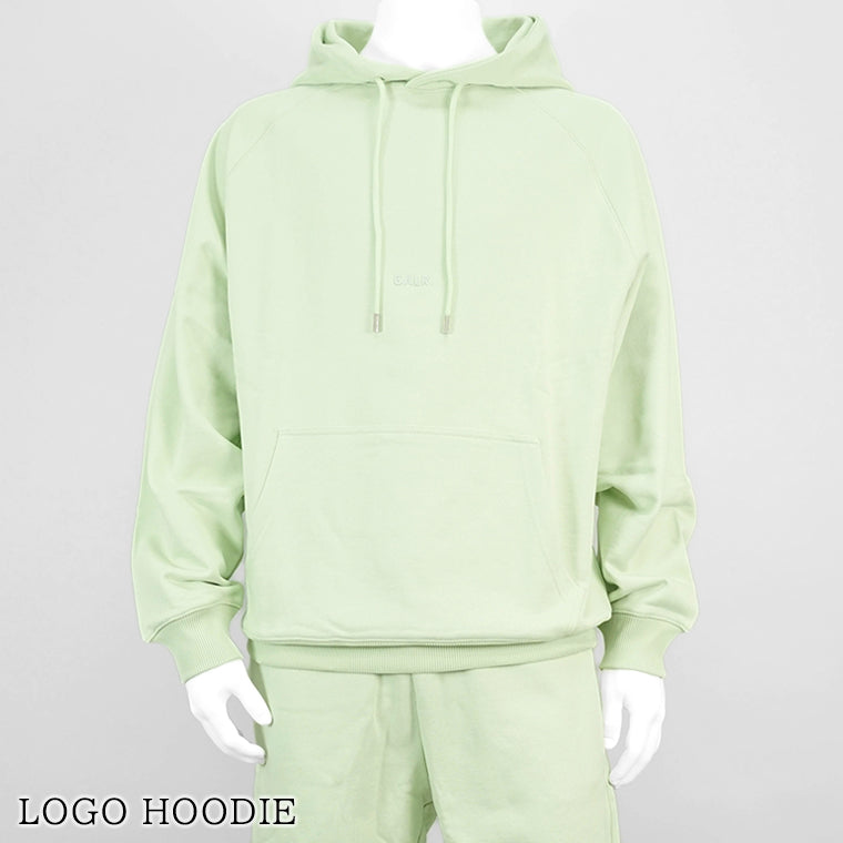 【SUMMER FINAL SALE】 BALR. メンズ パーカー LOGO HOODIE B1261 1135 ライトグリーン REED GREEN