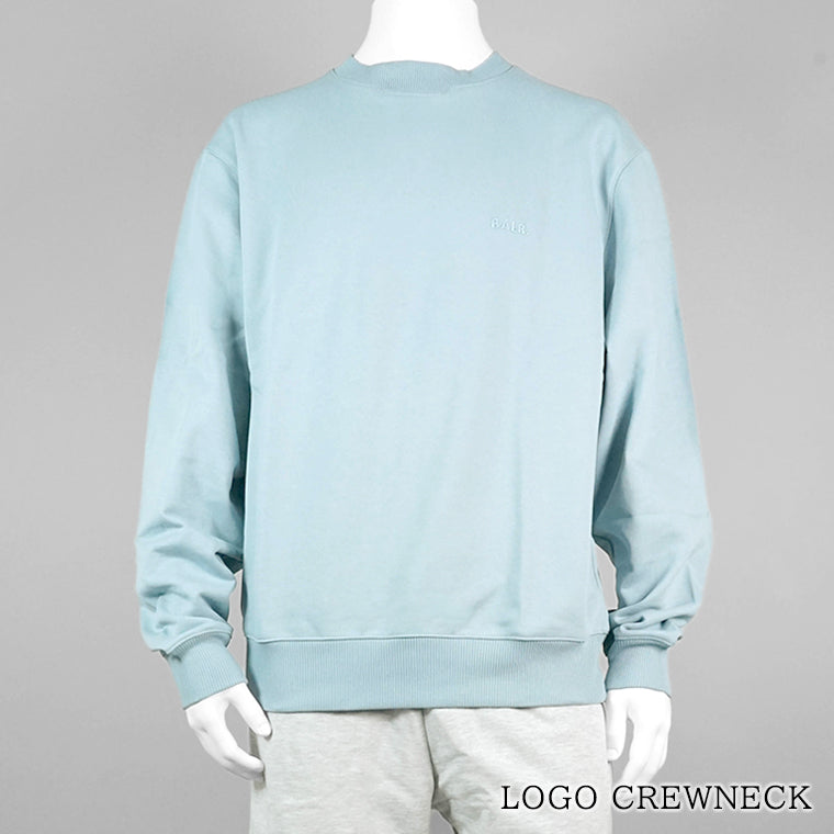 【SUMMER FINAL SALE】 BALR. メンズ スウェットシャツ LOGO CREWNECK B1262 1089 ブルー ARONA BLUE