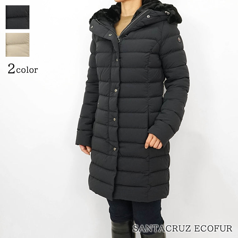 CAPE HORN レディース ダウンコート SANTACRUZ ECOFUR B2572 2カラー