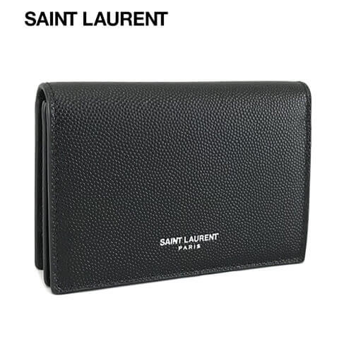 SAINT LAURENT メンズ レディース カードケース 469338 BTY7N ブラック 1000