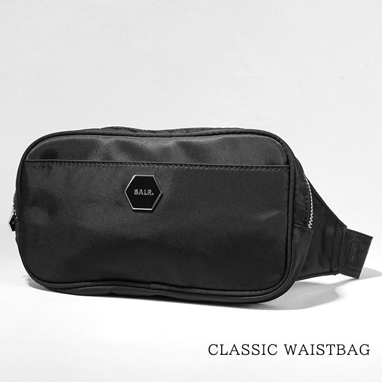 BALR. メンズ レディース ベルトバッグ CLASSIC WAISTBAG B6220 1027 ブラック JET BLACK