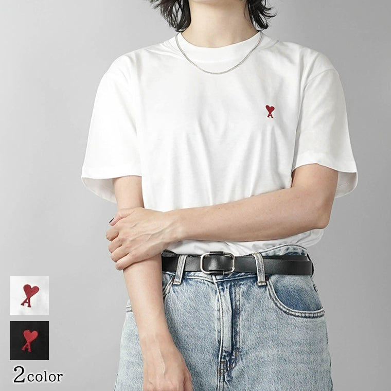 AMI レディース Tシャツ BFUTS035 724 2カラー