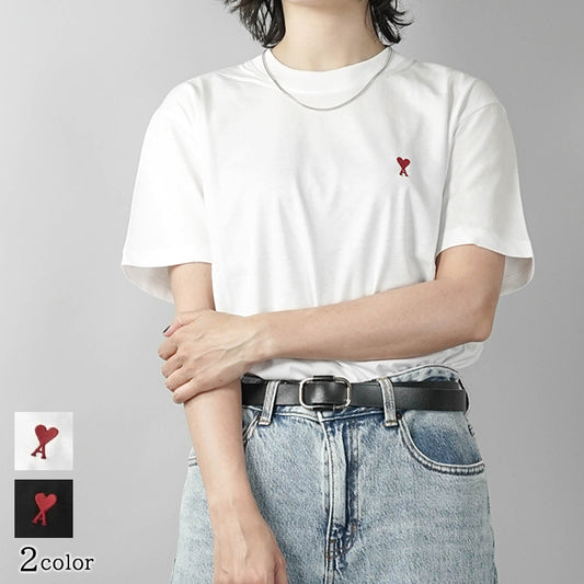 AMI レディース Tシャツ BFUTS035 724 2カラー
