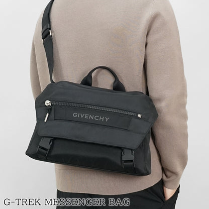 GIVENCHY メンズ レディース ショルダーバッグ G TREK MESSENGER BAG BKU04BK1RG BLACK ブラック 001