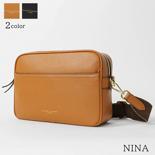 GIANNI CHIARINI レディース ショルダーバッグ NINA BS11180 COMM GRN 2カラー